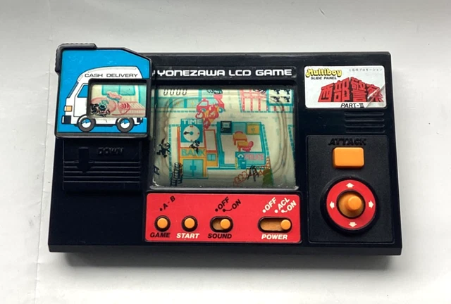 VINTAGE 1982 EXTREMELY RARE YONEZAWA SEIBU POLICE PT3 LCD GAME