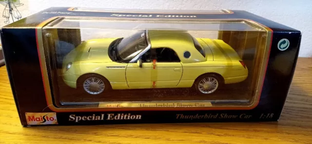Maisto thunderbird show car sales