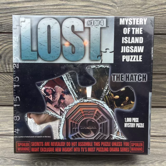 NEW LOST TV Series Mystery Of The Island #1 of 4 The Hatch 1000 Pc Jigsaw Puzzle