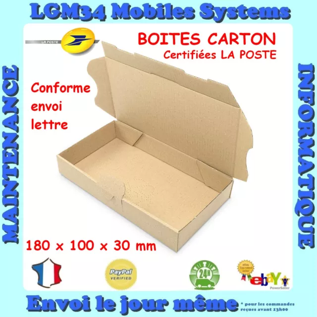 Boites Postales Pas Cher Pour Envoi Tarif Lettre Max Suivi Poste Lot 25/50/100