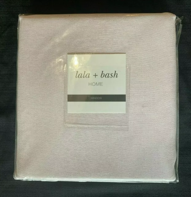 Lala + Bash Home Window Miranda #13472D Pretty Pink Curtains