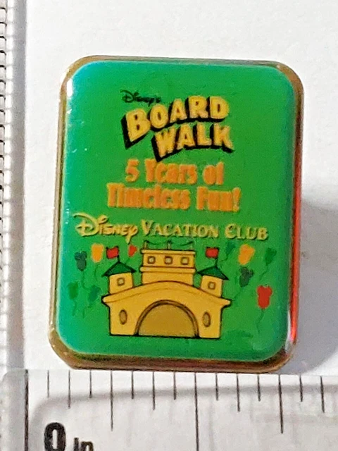 DISNEY'S VACATION CLUB Board Walk 5 Years of Timeless Fun Lapel Pin (042823)