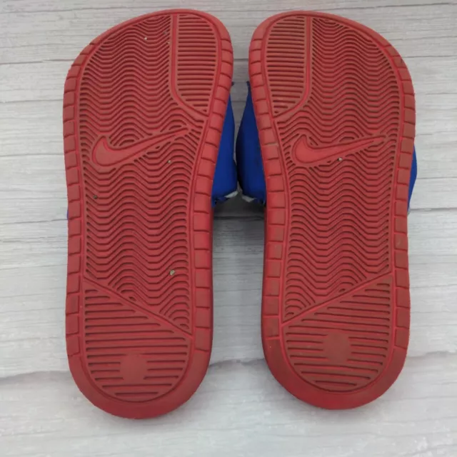 Nike Benassi JDI Fanny Pack Slides Red White Blue Zipper Pouch Mens 7 2