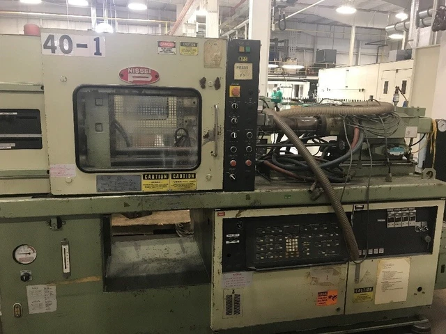 2 available 1989 40 Ton Nissei Injection Molding Machines