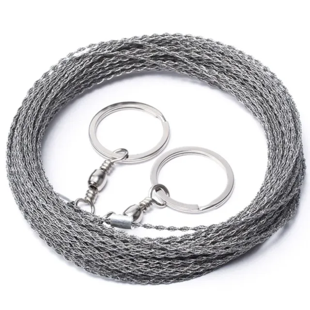 Spiral Winding Survival Rope Saw Stainless Steel Wire Saw  Wire Saw