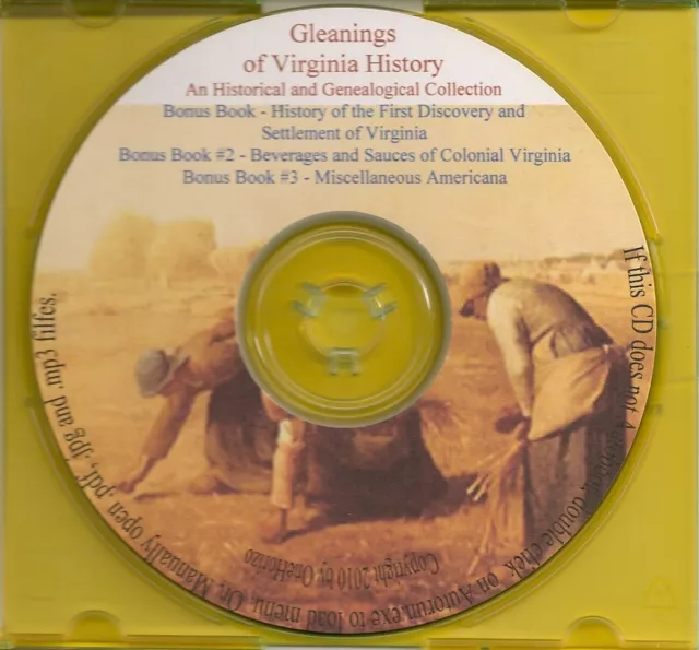 Gleanings of Virginia History - Virginia Genealogy