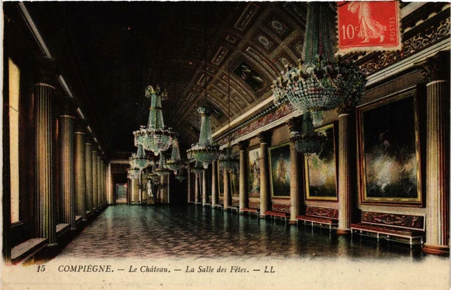 CPA Compiegne- Le Chateau, La Salle des Fetes FRANCE (1008993)