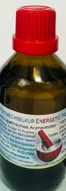 Stoffwechselkur Energetic Tropfen 50ml Kurp.- Homöopathie aus Traditionsapotheke