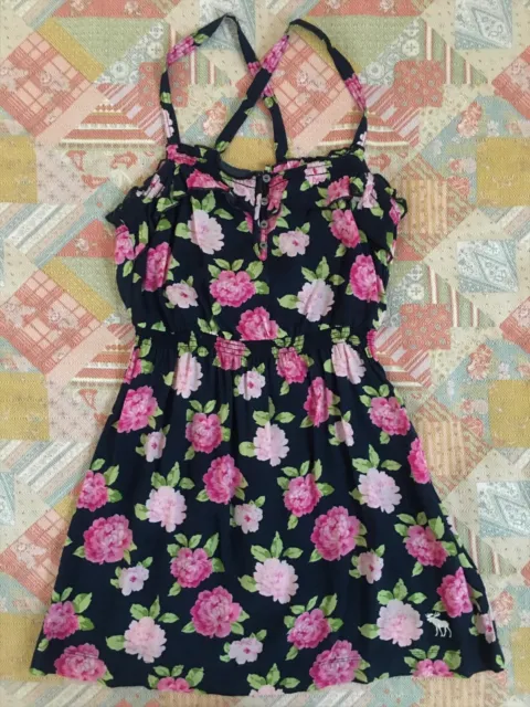 **WOW** Abercrombie and Fitch A&F Kids Girls Floral Dress Sz: M