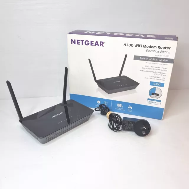 Netgear N300 Wireless ADSL2+  Modem Router with Ethernet WAN