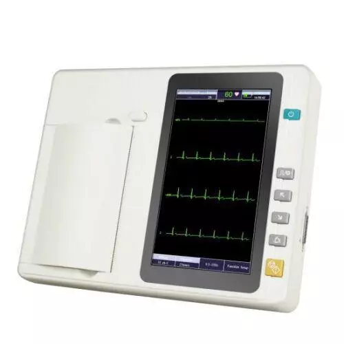 Portable Carejoy EKG Machine - 6CH Touch 7-inch Display 12 Interpretation