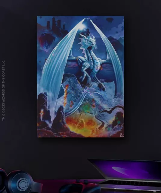 Displate Lumino Limited Edition - The Dragon God Bahamut