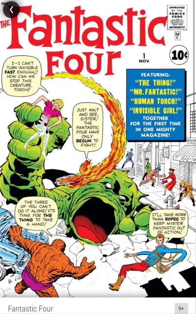 Veve NFT Marvel Digital Comic Fantastic Four #1 common #31424
