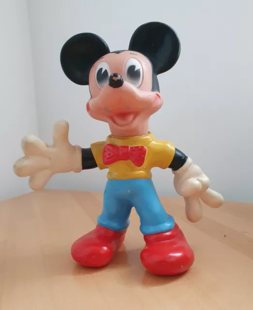 Walt Disney - Mickey Mouse Figur - etwa 25 cm - Micky Maus - Gummi