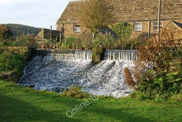 Photo 6x4 Overflow Weir Pilhough The weir allows excess water to flow out c2009
