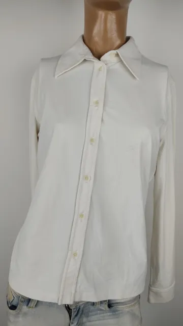 Max Mara Camicia Donna Tg. Xl Woman Shirt Casual Vintage