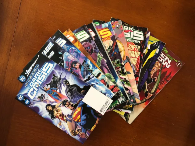 Lot (16) DC DARK CRISIS ON INFINITE EARTHS 1-6 + ONE-SHOTS JLA COMICS NM+ Unread