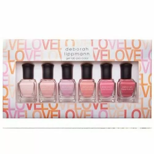 Deborah Lippmann Nail Polish Gel Lab Pro Make Me Blush (Set of 6) Love Pinks BIN