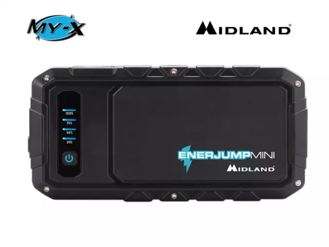 Midland ENERJUMP MINI - Power Bank/Avviatore Tascabile Auto Moto Camper 6000mAh