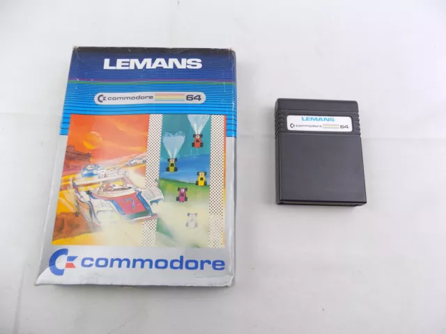 Boxed Commodore 64 C64 Lemans Game Cartridge /2