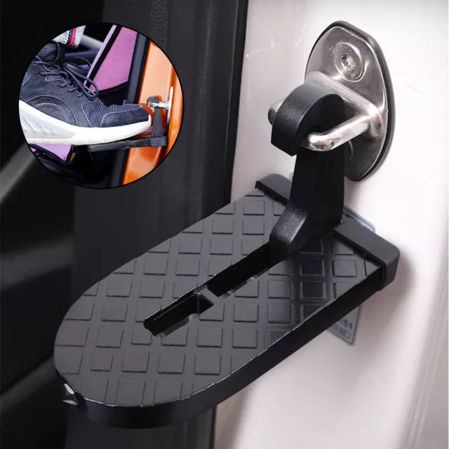 Car Door Foot Pedal Portable Ladder Folding Latch Hook for Jeep Truck SUV Roof