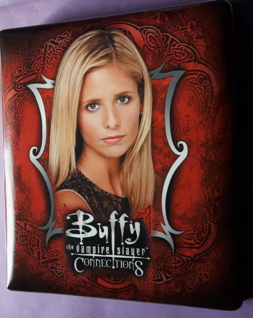 Buffy The Vampire Slayer:  Connections  Binder , Base & Parallel Set Of Cards 3