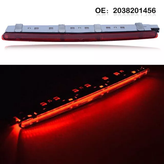 Led Rear Boot Stop Third Brake Light Lamp For Mercedes C Class W203 Saloon 01-07 2