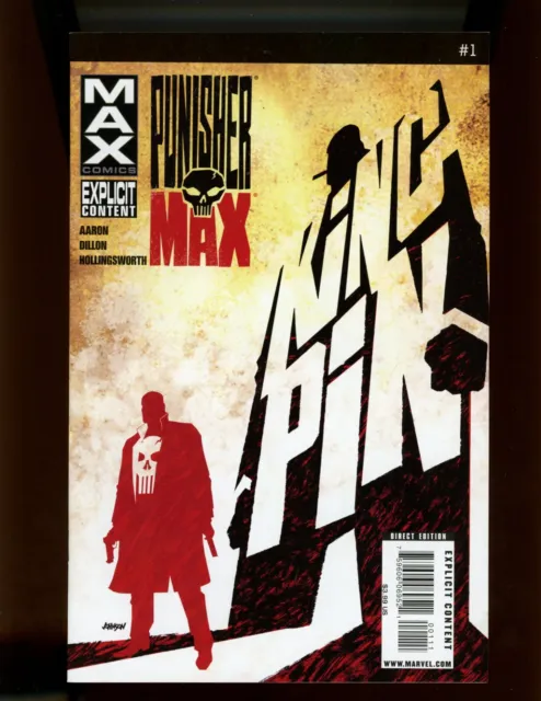 (2010) Punisher Max #1 - DAVE JOHNSON COVER ART! (9.0/9.2)