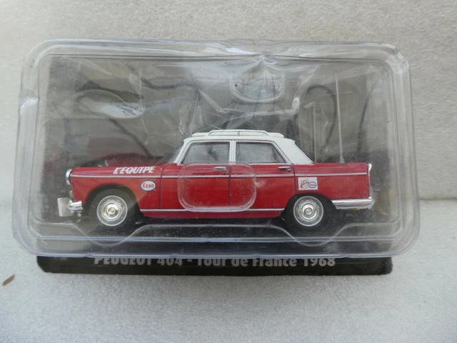 Norev Pour Presse Peugeot 404 L Equipe Tour De France 1968 Neuf + Blister Serti