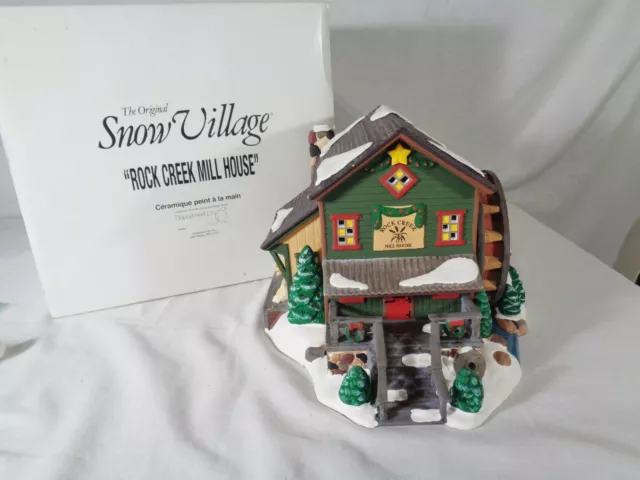 Dept 56  - Snow Village - Rock Creek Mill House #54932