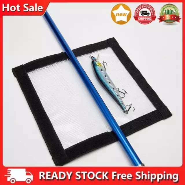 Transparent PVC Lure Fishing Hook Protective Wraps Cover Case Portable Bait