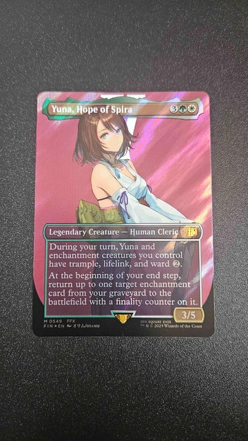 スピラの希望、ユウナ/Yuna, Hope of Spira surgefoil Foil Yuna, Hope Of Spira (borderless) (surge Foil) (549) M