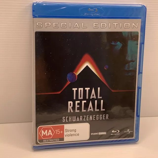 Total Recall Blu-Ray NEW Sci-Fi Fantasy Arnold Schwarzenegger Movie Sealed Scifi