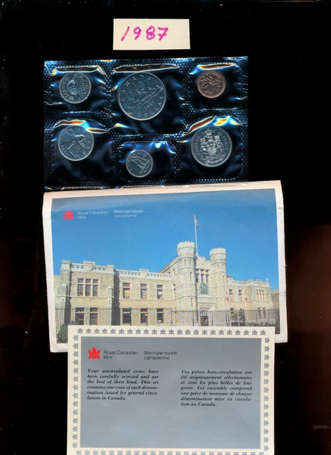 Canada - Prooflike Uncirculated Set - 1987 Mint Sealed