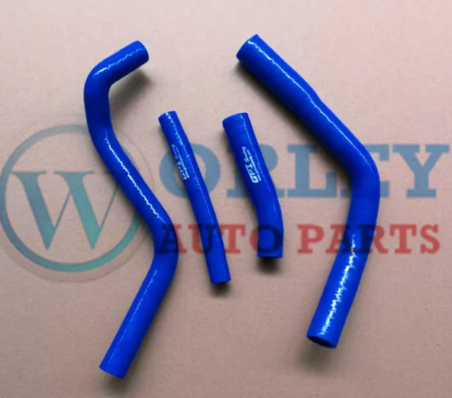 Blue silicone radiator hose for YAMAHA YZ450F YZF450 2014 2015 2016