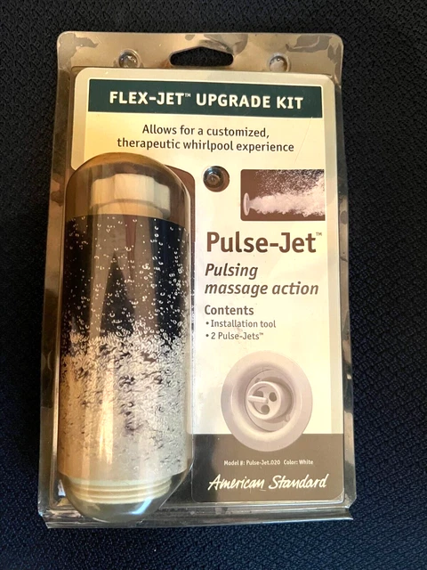 Kit de actualización American Standard Elite Whirlpool Pulse - Jet .020 blanco Flex-Jet NUEVO