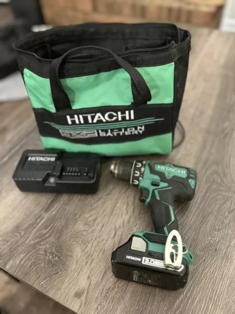 Hitachi DS18DBFL2 18V Li-Brushless Driver Drill w/3.0Ah Bat/charger/bag Hitachi DS18DBFL2 18V Li-Brushless Driver Drill w/3.0Ah Bat/charger/bag