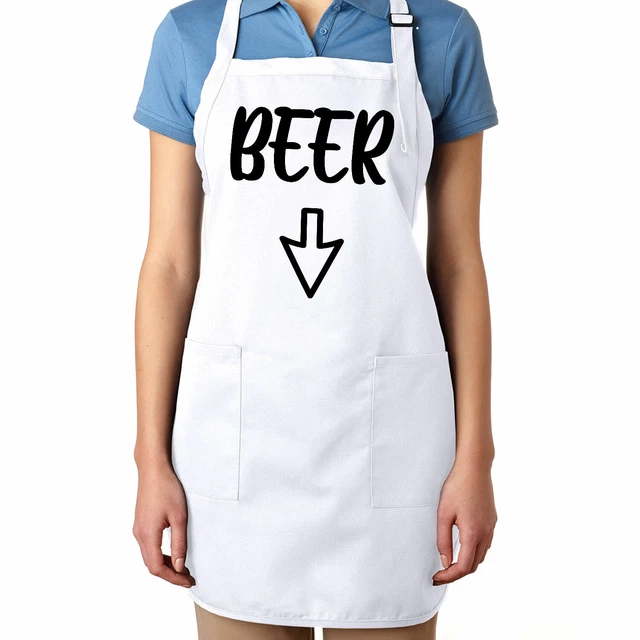 FUNNY JOKES BIG Stomach Beer Meme Not a Beer Belly Apron Kitchen