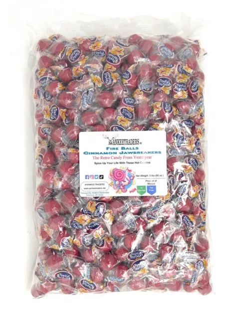 SUGAR FREE CINNAMON Buttons Hard Candy red diabetic keto 5 pounds
