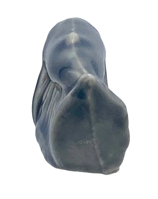 Wade Whimsies Buckelwal Rotrose Tee Porzellan Miniatur Figur 3