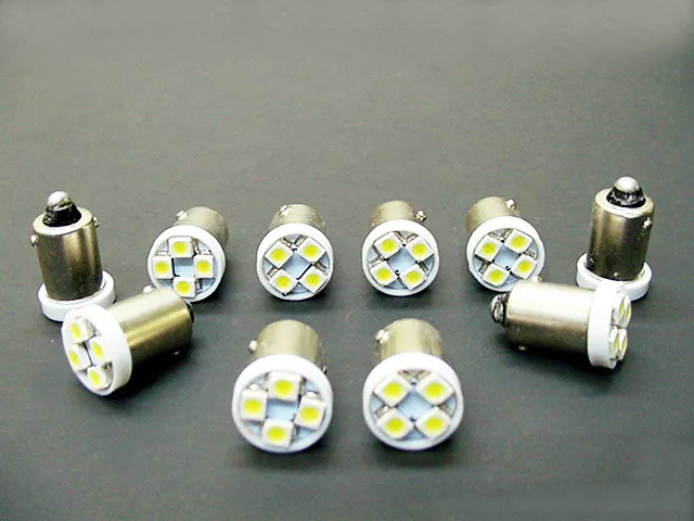 10 Buick BRIGHT White 12V LED Instrument Panel BA9S 1815 Light Bulbs 1895 NOS