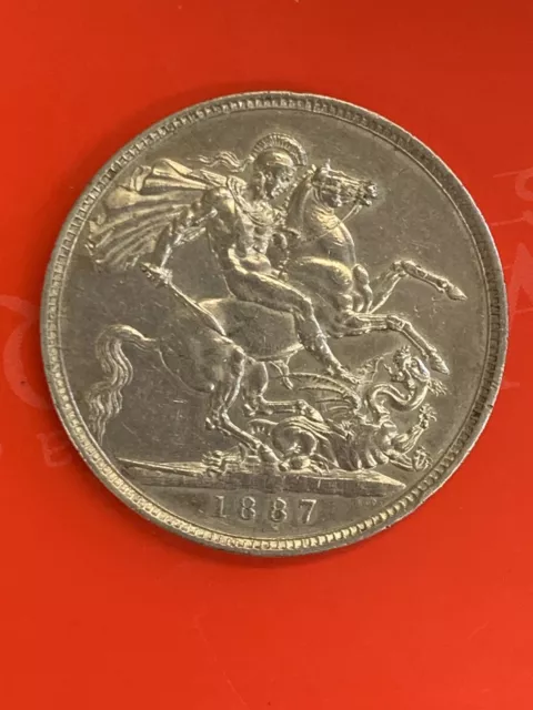 Victoria 1887 Silver Crown