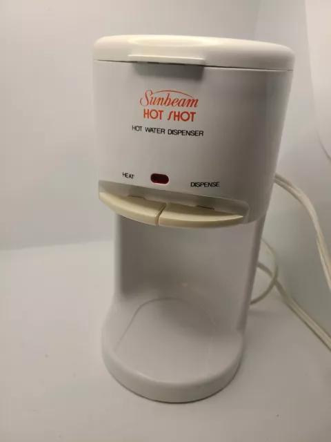 Vintage Sunbeam Hot Shot Hot Water Dispenser White Tested! Heats