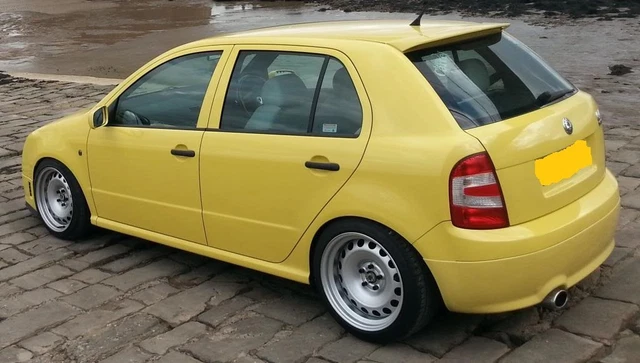 SKODA FABIA banded steel wheels 5x100 staggered Vw Polo Golf mk3