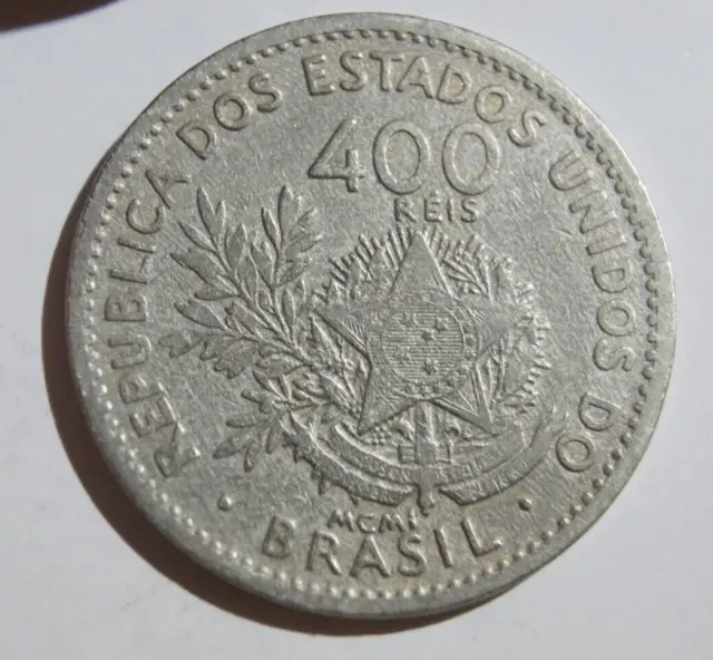 Brasilien, 400 Reis 1901