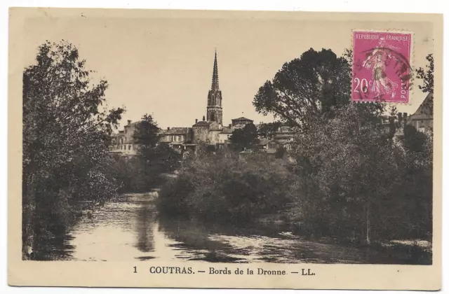 CPA ""COUTRAS - Drone Edges