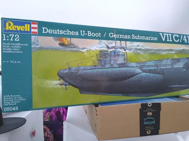 Revell 05045 Deutsches U-Boot Altantic Type VII C/41 Modellbausatz 1:72