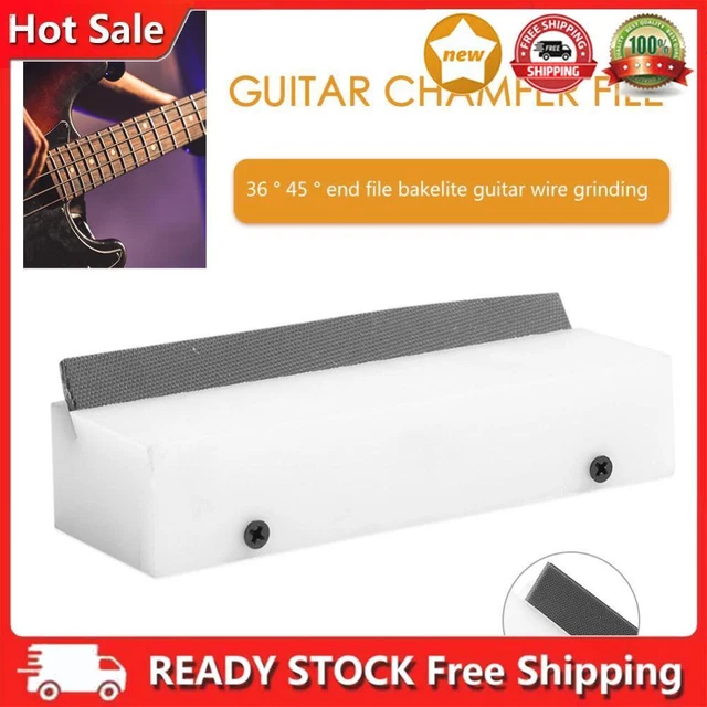 Guitar Waistband Bevel File, 35-Degree Cutting Edge, Luthier Repair (e