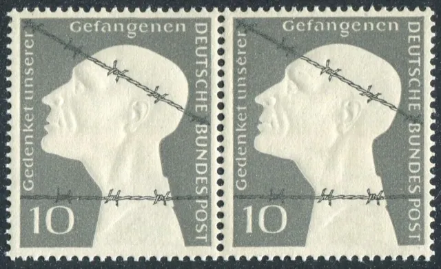 Bund Nr. 165 postfrisch Waagerechtes Paar Deutsche Kriegsgefangene BRD 1953 MNH