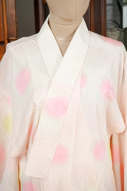 Dear Vanilla Japanese Juban Undergown Women's Kimono Inner Robe Genuine Vintage 3